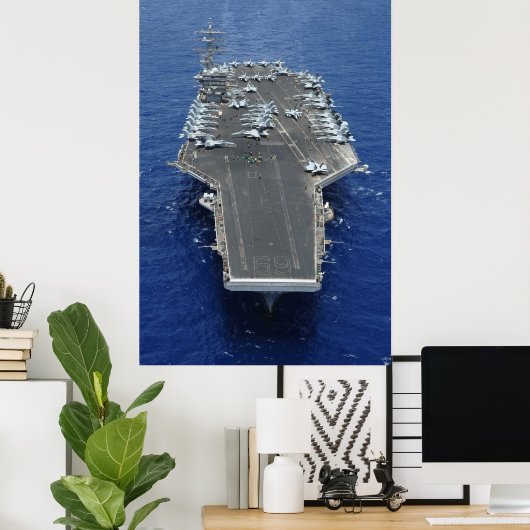 USS Dwight D. Eisenhower (CVN 69) Poster (Thuiskantoor)