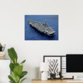 USS Dwight D. Eisenhower (CVN 69) Poster (Thuiskantoor)
