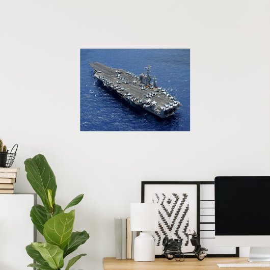 USS Dwight D. Eisenhower (CVN 69) Poster (Thuiskantoor)