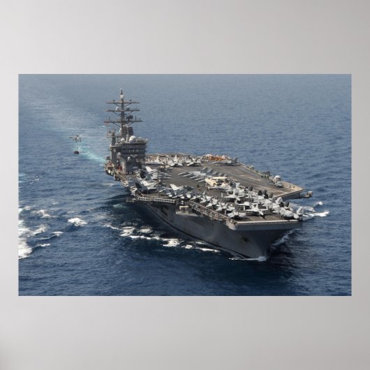 USS Dwight D. Eisenhower (CVN 69) Poster (Voorkant)