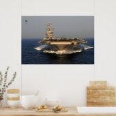 USS Dwight D. Eisenhower (CVN 69) Poster (Keuken)