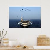 USS Dwight D. Eisenhower (CVN 69) Poster (Keuken)