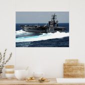 USS Dwight D. Eisenhower (CVN 69) Poster (Keuken)