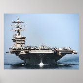 USS Dwight D. Eisenhower (CVN 69) Poster (Voorkant)