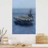 USS Dwight D. Eisenhower (CVN 69) Poster (Keuken)