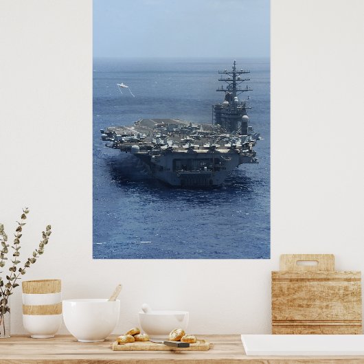 USS Dwight D. Eisenhower (CVN 69) Poster (Keuken)