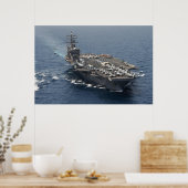 USS Dwight D. Eisenhower (CVN 69) Poster (Keuken)