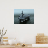 USS Dwight D. Eisenhower (CVN 69) Poster (Keuken)