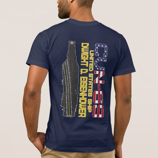 USS DWIGHT D. EISENHOWER CVN-69 T-Shirt (Achterkant)