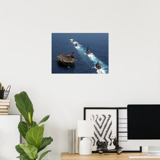 USS Dwight D. Eisenhower Poster (Thuiskantoor)
