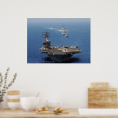 USS Dwight D. Eisenhower Poster (Keuken)