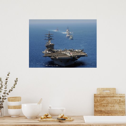USS Dwight D. Eisenhower Poster (Keuken)