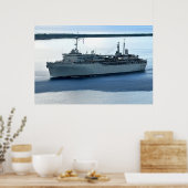 USS Emory S. Land (AS 39) Poster (Keuken)