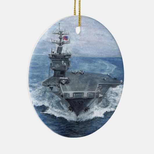 USS Enterprise Ceramic Ornament (Rechts)