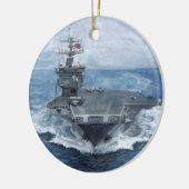 USS Enterprise Ceramic Ornament (Links)