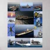 USS Enterprise Collage Poster (Voorkant)