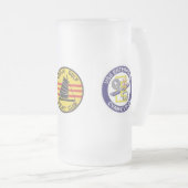 USS ENTERPRISE CVAN 65 MATGLAS BIERPUL (Voorkant rechts)