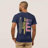 USS ENTERPRISE CVN-65 BIG E T-Shirt (Achterkant volledig)