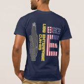 USS ENTERPRISE CVN-65 BIG E T-Shirt (Achterkant)