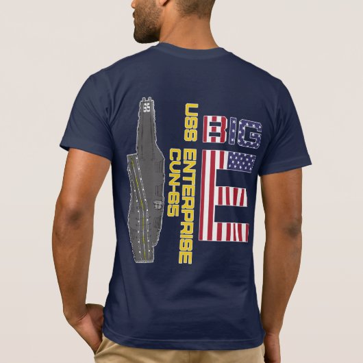 USS ENTERPRISE CVN-65 BIG E T-Shirt (Achterkant)