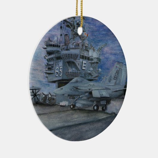 USS Enterprise Keramisch Ornament (Rechts)