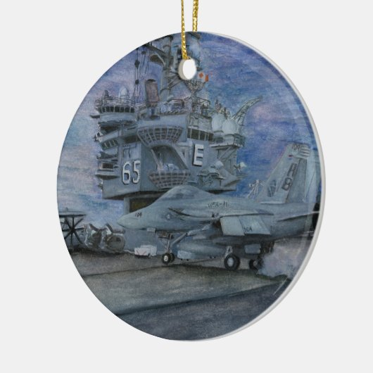 USS Enterprise Keramisch Ornament (Links)