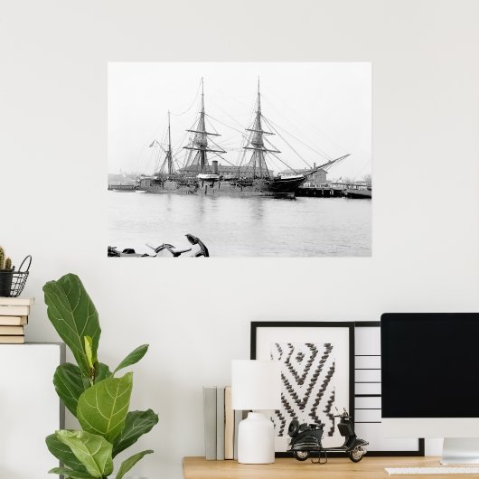 USS Enterprise Poster (Thuiskantoor)