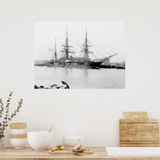 USS Enterprise Poster (Keuken)