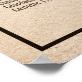 USS Enterprise - Scheepsblauwdruk Plannen SD Poster (Hoek)