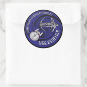 USS Essence Patch Ronde Sticker (Tas)