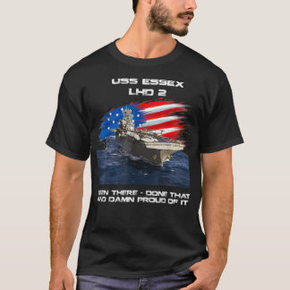 USS Essex LHD2 Amfibious Assault Ship Veteran USA T-shirt