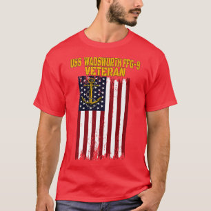 USS FFG9 Premie op dag van veteranen voor bevloeii T-shirt