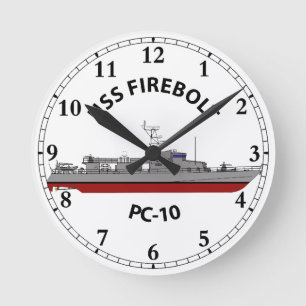 USS Firebolt PC-10 Patrol Coastal Ronde Klok