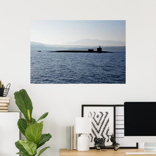 USS Florida (SSGN 728) Poster (Thuiskantoor)