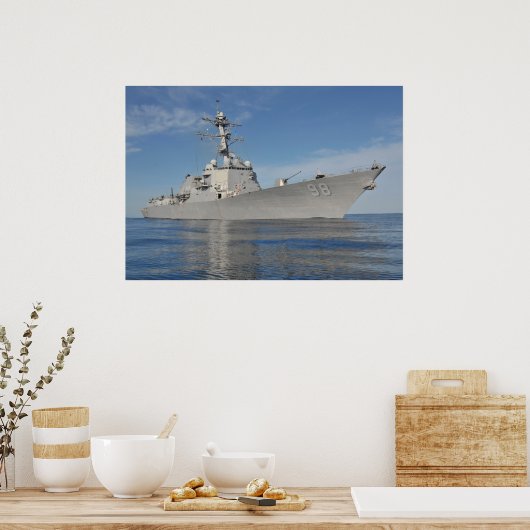 USS Forrest Sherman (DDG 98) Poster (Keuken)