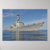 USS Forrest Sherman (DDG 98) Poster (Voorkant)