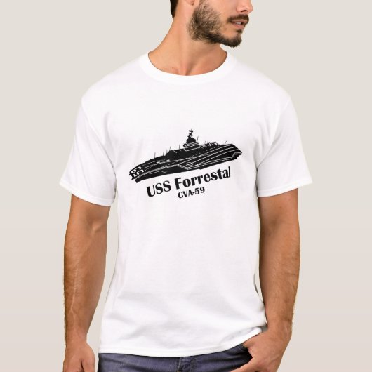 USS Forrestal T-shirt (Voorkant)