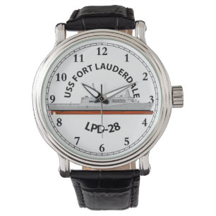 USS FORT LAUDERDALE, LPD-28, SAN ANTONIO HORLOGE