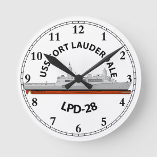 USS FORT LAUDERDALE, LPD-28, SAN ANTONIO RONDE KLOK