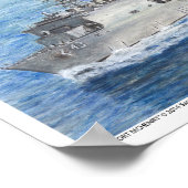 USS FORT MCHENRY Art Print (Hoek)