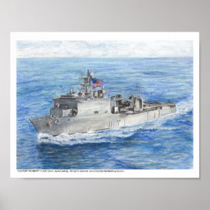 USS FORT MCHENRY Art Print