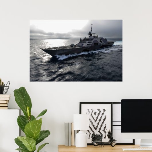 USS Freedom (LCS 1) Poster (Thuiskantoor)