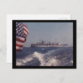 USS Fulton AS-11 Briefkaart (Voorkant / Achterkant)