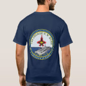 USS George H.W. Struik CVN-77 PO1 T-shirt (Achterkant)
