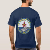 USS George H.W. Struik CVN-77 PO2 T-shirt (Achterkant)
