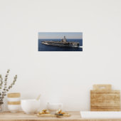 USS George H.W. Struik (CVN 77) Poster (Keuken)