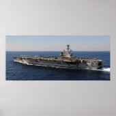 USS George H.W. Struik (CVN 77) Poster (Voorkant)