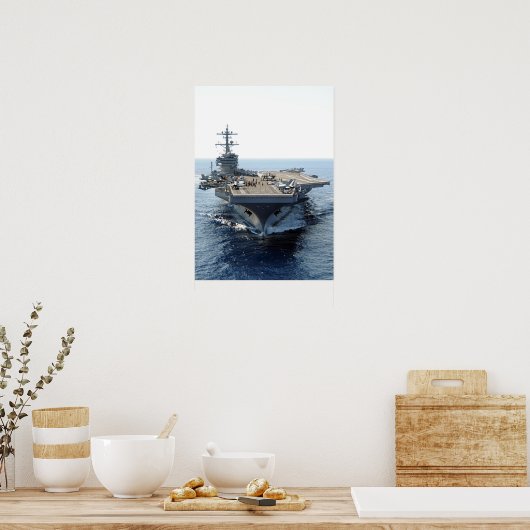 USS George H.W. Struik (CVN 77) Poster (Keuken)