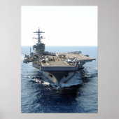USS George H.W. Struik (CVN 77) Poster (Voorkant)