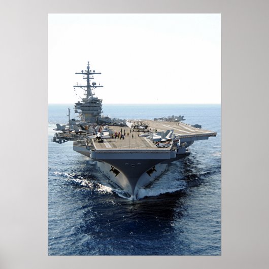 USS George H.W. Struik (CVN 77) Poster (Voorkant)